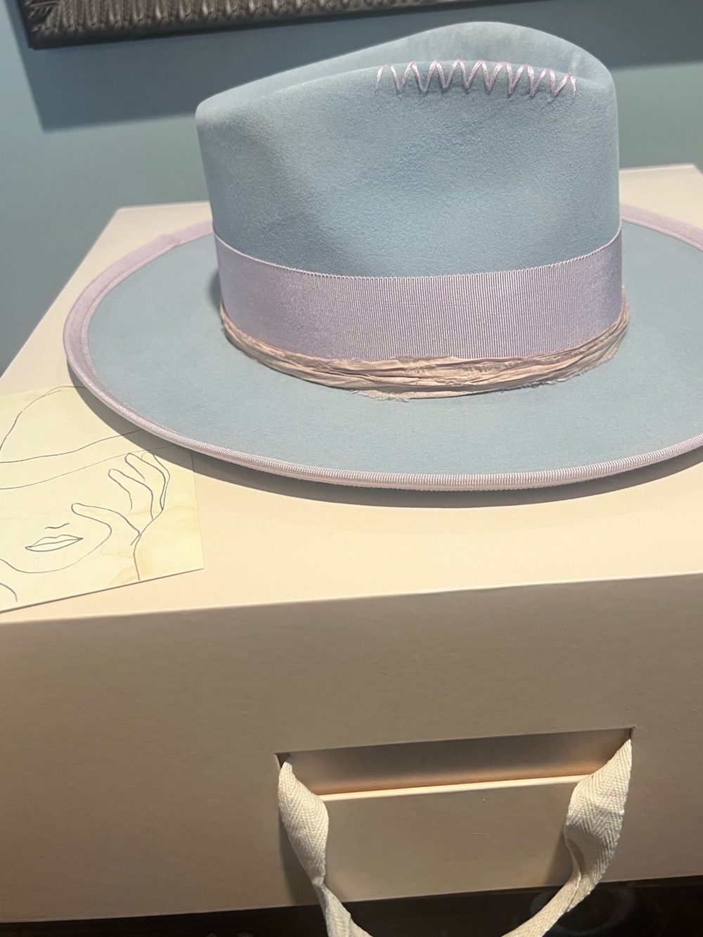 Teressa Foglia Aquatta Hat - Sz 7 - New in Box - Picture 8 of 14